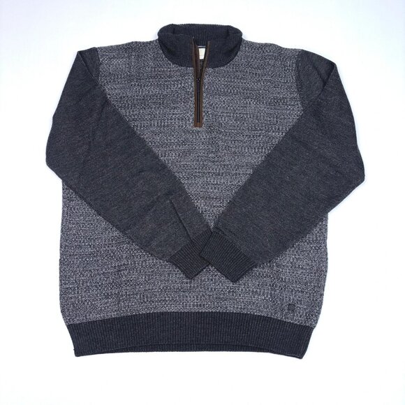 Men's BUGATTI 1/4 zip wool sweater XXL - Picture 1 of 2